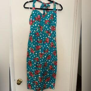 Collectif halter dress size small